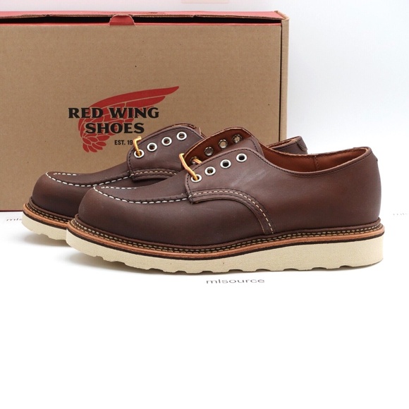 NEW Red Wing 8109 Moc Toe Oxford Shoes Mahogany